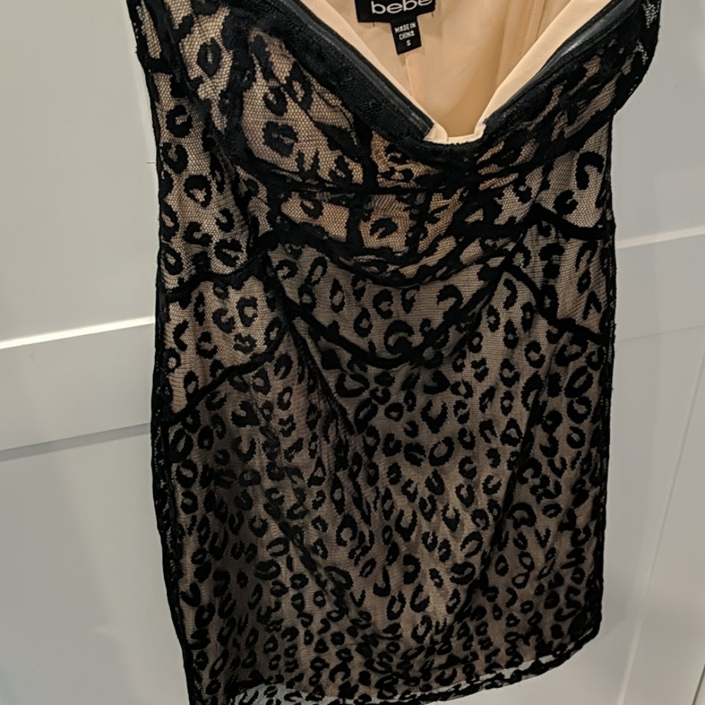Bebe lace strapless dress - Picture 2 of 4
